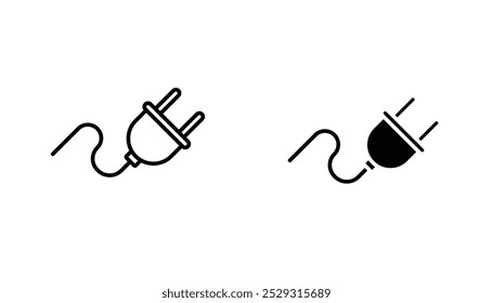 Plug icon concept. Stock vector