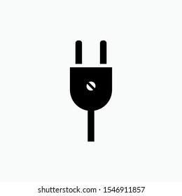 Plug Icon. Connector Symbol. Applied for Design, Presentation, Website or Apps Elements - Vector.