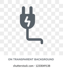 Plug icon. Plug design concept from Electronic devices collection. Simple element vector illustration on transparent background.