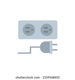 Plug icon design, Energy renewable power supply and sustainable theme Vector illustration