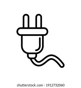 Plug Icon Design Vector Template