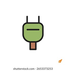 plug in icon is designed in a visually appealing and easily recognizable style. It’s suitable for various visual needs such as apps, presentations, digital media, or other graphic design projects.