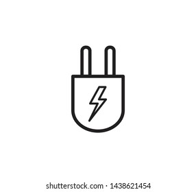 Plug icon ,electric plug icon vector flat style