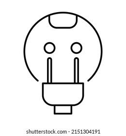 Plug icon, Electric plug icon vector illustration