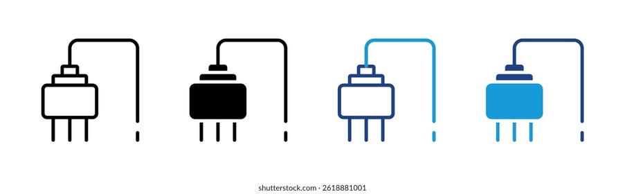 Plug Icon Element For Design