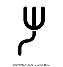 Plug icon Glyph Icon Design For Personal And Commercial Use