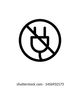 plug icon, illustration design template