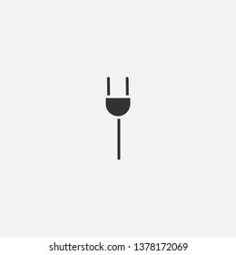 plug icon illustration isolated vector sign symbol
