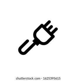 plug icon or logo isolated sign symbol vector illustration - high quality black style vector icons

