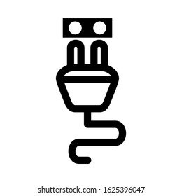 plug icon or logo isolated sign symbol vector illustration - high quality black style vector icons
