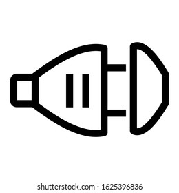 plug icon or logo isolated sign symbol vector illustration - high quality black style vector icons
