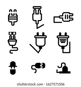plug icon or logo isolated sign symbol vector illustration - Collection of high quality black style vector icons
