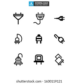 plug icon or logo isolated sign symbol vector illustration - Collection of high quality black style vector icons
