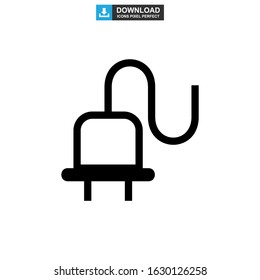 plug icon or logo isolated sign symbol vector illustration - high quality black style vector icons
