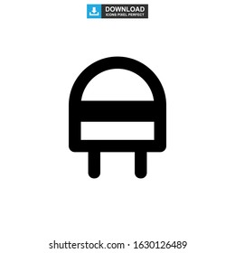 plug icon or logo isolated sign symbol vector illustration - high quality black style vector icons
