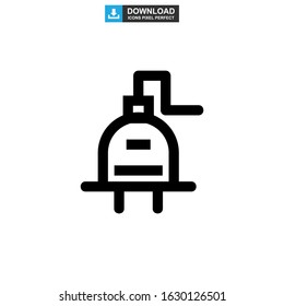 plug icon or logo isolated sign symbol vector illustration - high quality black style vector icons
