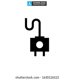 plug icon or logo isolated sign symbol vector illustration - high quality black style vector icons
