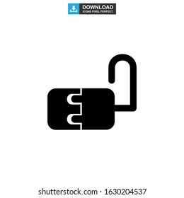 plug icon or logo isolated sign symbol vector illustration - high quality black style vector icons
