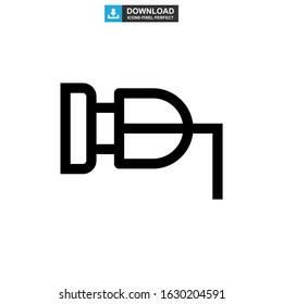 plug icon or logo isolated sign symbol vector illustration - high quality black style vector icons
