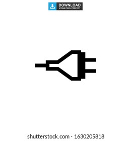 plug icon or logo isolated sign symbol vector illustration - high quality black style vector icons
