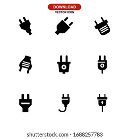 plug icon or logo isolated sign symbol vector illustration - Collection of high quality black style vector icons
