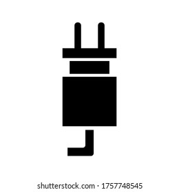 Icono de enchufe o logotipo símbolo de signo aislado ilustración vectorial de alta calidad estilo negro iconos vectoriales
