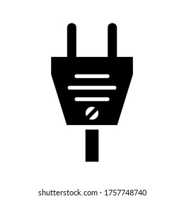 Icono de enchufe o logotipo símbolo de signo aislado ilustración vectorial de alta calidad estilo negro iconos vectoriales
