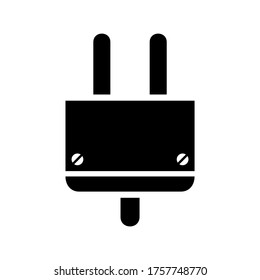 Icono de enchufe o logotipo símbolo de signo aislado ilustración vectorial de alta calidad estilo negro iconos vectoriales
