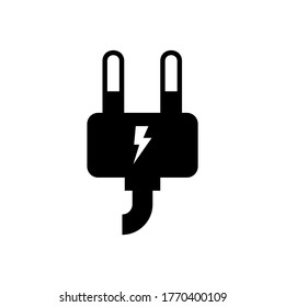 Icono de enchufe o logotipo símbolo de signo aislado ilustración vectorial de alta calidad estilo negro iconos vectoriales
