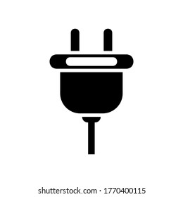 Icono de enchufe o logotipo símbolo de signo aislado ilustración vectorial de alta calidad estilo negro iconos vectoriales
