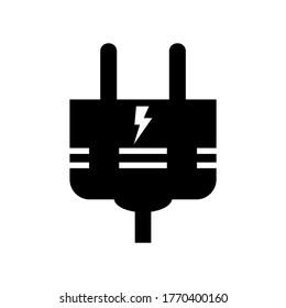 Icono de enchufe o logotipo símbolo de signo aislado ilustración vectorial de alta calidad estilo negro iconos vectoriales
