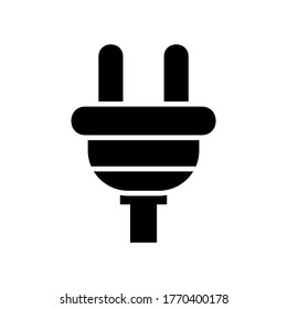 Icono de enchufe o logotipo símbolo de signo aislado ilustración vectorial de alta calidad estilo negro iconos vectoriales
