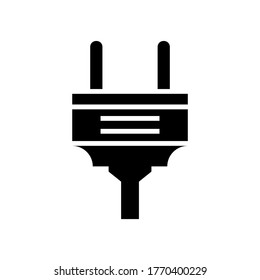 Icono de enchufe o logotipo símbolo de signo aislado ilustración vectorial de alta calidad estilo negro iconos vectoriales
