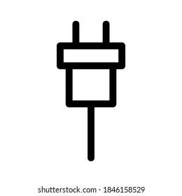 plug icon or logo isolated sign symbol vector illustration - high quality black style vector icons
