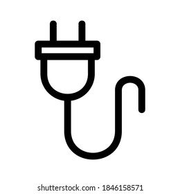 plug icon or logo isolated sign symbol vector illustration - high quality black style vector icons
