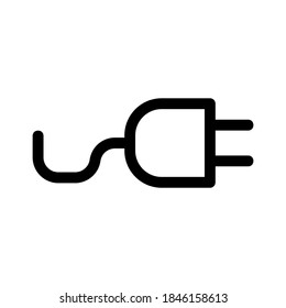 plug icon or logo isolated sign symbol vector illustration - high quality black style vector icons
