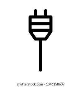 plug icon or logo isolated sign symbol vector illustration - high quality black style vector icons
