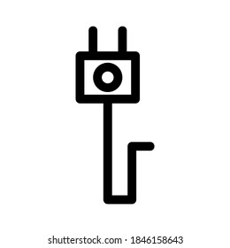 plug icon or logo isolated sign symbol vector illustration - high quality black style vector icons
