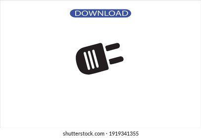 icono de enchufe o logotipo aislado símbolo de signo ilustración vector ilustración - iconos vectoriales de estilo negro de alta calidad.