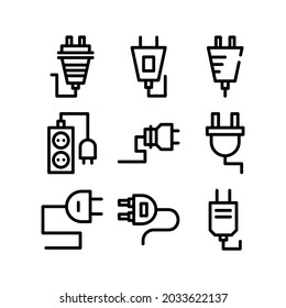 plug icon or logo isolated sign symbol vector illustration - Collection of high quality black style vector icons
