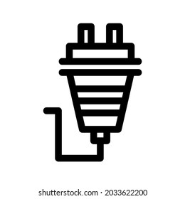 plug icon or logo isolated sign symbol vector illustration - high quality black style vector icons
