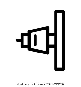 icono de enchufe o logotipo símbolo de señalización aislado ilustración vectorial de alta calidad estilo negro iconos vectoriales
