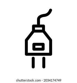 plug icon or logo isolated sign symbol vector illustration - high quality black style vector icons
