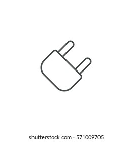 plug icon. sign design