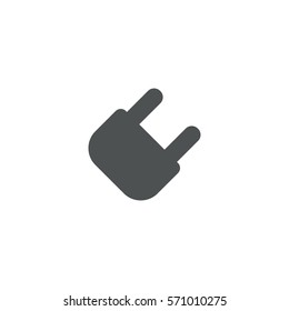 plug icon. sign design