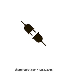 plug icon. sign design