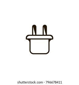 plug icon. sign design