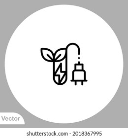 Plug icon sign vector,Symbol, logo illustration for web and mobile