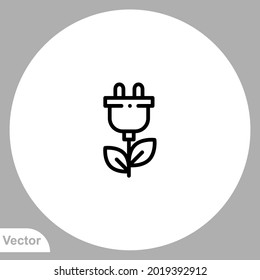 Plug-Symbol, Vektorsymbol, Symbol, Logo-Illustration für Web und Mobile