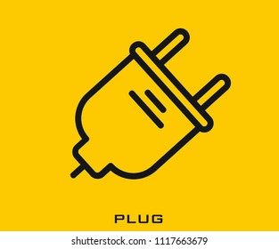 Plug icon signs